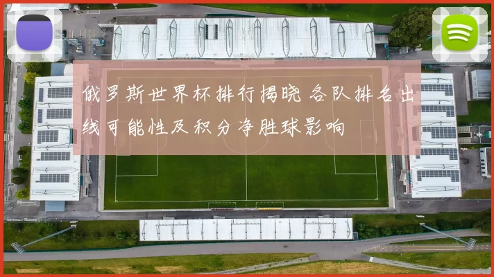 俄罗斯世界杯排行揭晓 各队排名出线可能性及积分净胜球影响